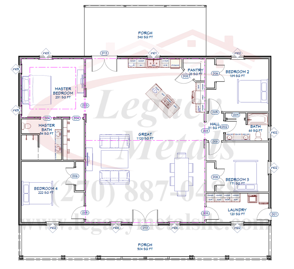 Tennyson House Plan