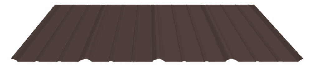 26 Ga. Brown Tuff Rib with Condenstop