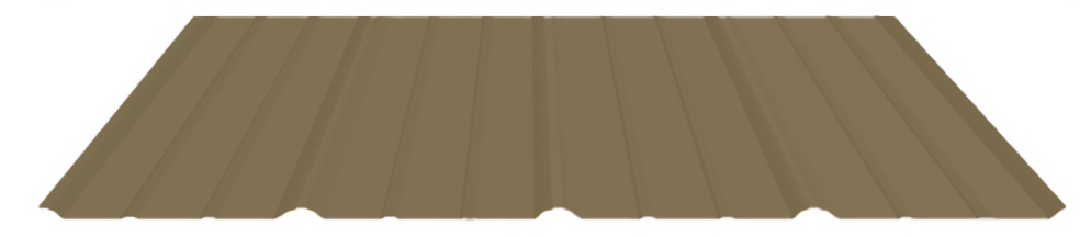 26 Ga. Buckskin Tuff Rib with Condenstop