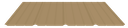 26 Ga. Sierra Tan Tuff Rib with Condenstop