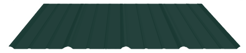 29 Ga. Forest Green Tuff Rib with Condenstop