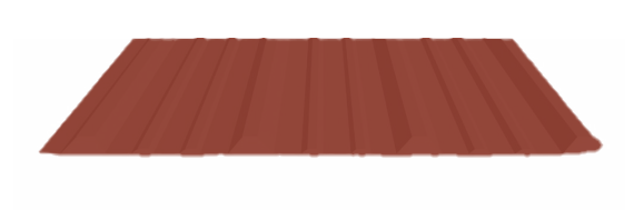26 Ga. Barn Red PBR-Panel with Condenstop