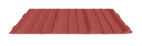 26 Ga. Bright Red PBR-Panel with Condenstop