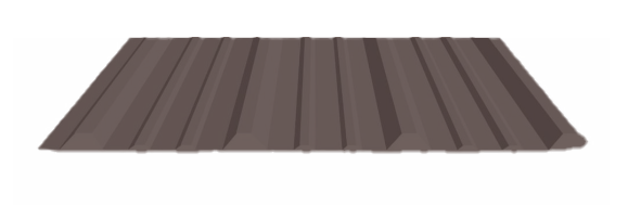 26 Ga. Brown PBR-Panel with Condenstop