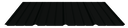 29 Ga. Gloss Black Tuff Rib