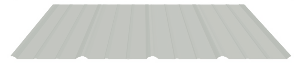 26 Ga. Bone White Tuff Rib