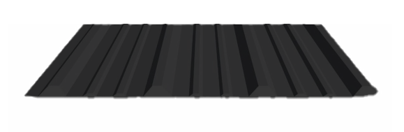 26 Ga. Gloss Black PBR-Panel