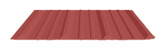26 Ga. Bright Red PBR-Panel