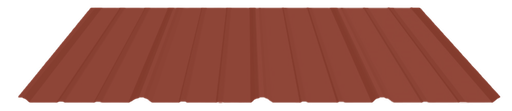 26 Ga. Barn Red Tuff Rib