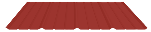 26 Ga. Bright Red Tuff Rib