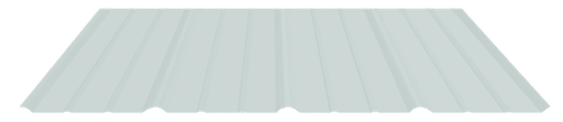 26 Ga. Pure White Tuff Rib