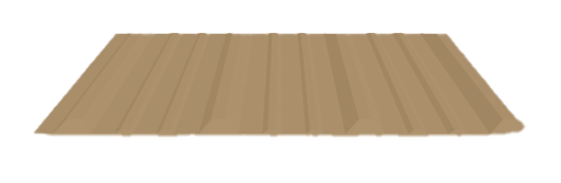 26 Ga. Sierra Tan PBR-Panel