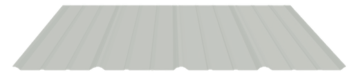 26 Ga. Bone White Tuff Rib with Condenstop