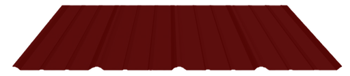 26 Ga. Dark Red Tuff Rib with Condenstop